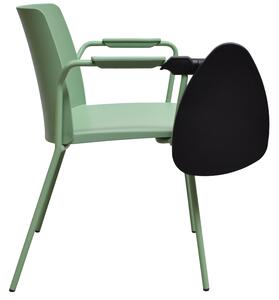 Narbutas Zelená plastová konferenční židle POLYTONE L