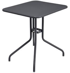 Černý kovový zahradní stůl Fermob Pétale 60 x 70 cm