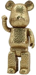 Zlatá dekorativní soška Richmond Bear 30 cm