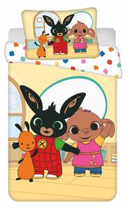 Povlečení do postýlky Králíček Bing Playroom baby 100x135, 40x60 cm