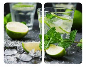 SKLENĚNÉ OCHRANNÉ DESKY NA SPORÁK MOJITO x2 WENKO