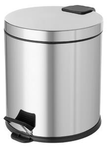 Pedálový odpadkový koš Compactor 20 L, s vyjímatelnou nádobou, nerezová ocel