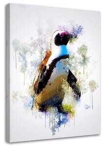Obraz na plátně Barevný tučňák - Cornel Vlad Rozměry: 40 x 60 cm