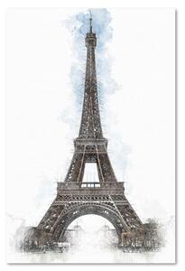 Obraz na plátně Eiffelova věž jako ručně malovaná - Cornel Vlad Rozměry: 40 x 60 cm