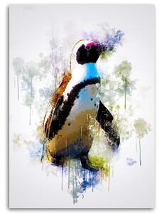 Obraz na plátně Barevný tučňák - Cornel Vlad Rozměry: 40 x 60 cm