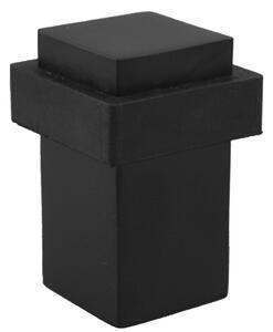 Walteco Dveřní zarážka 20x20x48mm, nerez, černá