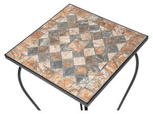 LIVARNO home Odkládací stolek s mozaikou (čtvercová) (100351618002)