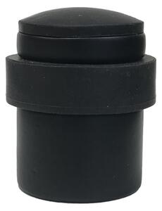 Walteco Dveřní zarážka, průměr 33x41mm, černá