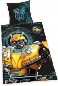 POVLEČENÍ BAVLNĚNÉ 140X200 TRANSFORMERS BUMBLEBEE PRO DĚTI DĚTSKÉ