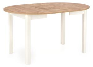 Rozkládací jídelní stůl CALMIO 102/142x102 cm dub craft/bílá