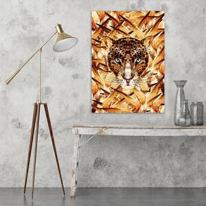 Obraz na plátně Tygr ve žlutých listech - Rubiant Rozměry: 40 x 60 cm