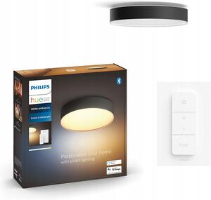Stropní Svítidlo kulatý Philips Hue 26,1 x 26,1 cm černý