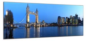 Obraz skleněný noční Londýn - 60 x 90 cm