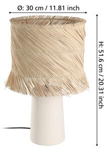 Eglo 390239 - Stolní lampa PAISANO 1xE27/40W/230V ratan