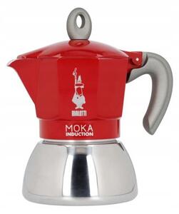 Bialetti moka konvička New Moka Induction 4tz červená