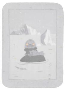 KikkaBoo Dětská deka Super Soft 140x110 cm Seally Me