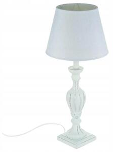 Stolní lampa Atmosphera bílá vintage E27 55 cm 40 W