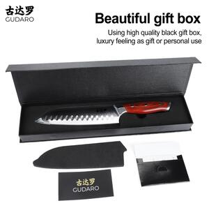 Gudaro -Damaškový Santoku kuchyňský nůž KENSHO 7",67 vrstev oceli, délka 17,5cm