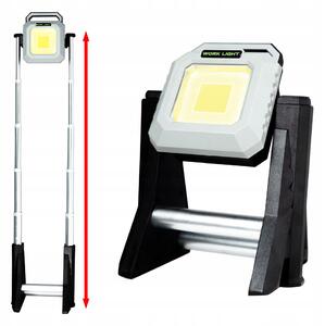 Teleskopický reflektor s powerbankou AKU LED lampa halogenový světlomet