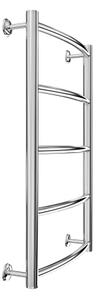 Koupelnový žebříkový radiátor INOX CLASSIC 120W/230V 57x43 cm nerez/lesklý chrom