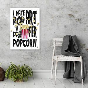 Obraz na plátně Titulek a rozsypaný popcorn - Rubiant Rozměry: 40 x 60 cm