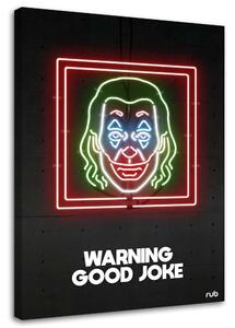 Obraz na plátně Joker neon - Rubiant Rozměry: 40 x 60 cm