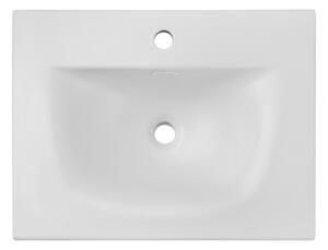 COMAD SKY 1 60 DP MATT WHITE - Zápustné umyvadlo SKY 46x61 cm matná bílá