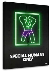 Obraz na plátně Hulk neon - Rubiant Rozměry: 40 x 60 cm