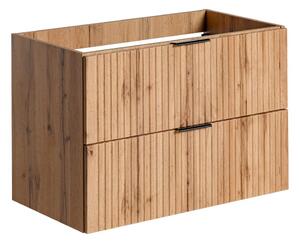 COMAD ADEL OAK 82-80-B-2S - Koupelnová skříňka pod umyvadlo ADEL 57x80,2 cm dub