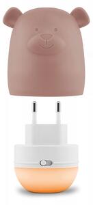 Noční lampa ZAZU hnědá