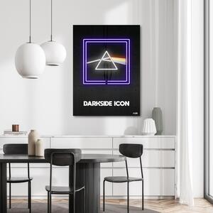 Obraz na plátně Ikona neonového trojúhelníku - Rubiant Rozměry: 40 x 60 cm