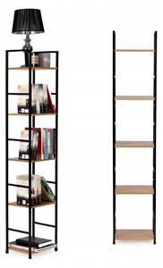 Regál ModernHome 29 cm x 144,5 cm x 23,5 cm v odstínech hnědé