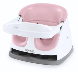 Ingenuity - Podsedák na jídelní židli 2v1 BABY BASE růžová