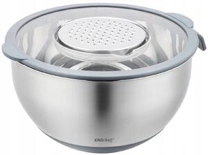 Kuchyňská miska multifunkční owoców sera struhadlo na zeleninu 24 cm 5 l 5 ks KINGHOFF KH-1862