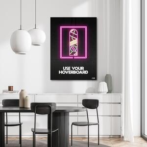 Obraz na plátně Neonově růžová deska - Rubiant Rozměry: 40 x 60 cm