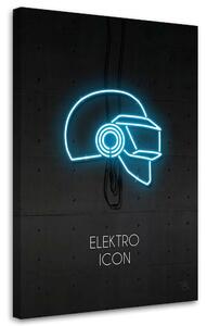 Obraz na plátně Neonově modrá ikona - Rubiant Rozměry: 40 x 60 cm