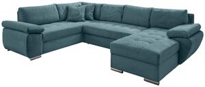 SEDACÍ SOUPRAVA, textil, petrolej Livetastic - Sedací soupravy, Online Only