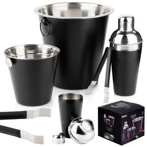 BARMANSKÁ SADA: shaker, vědro na led, kleště