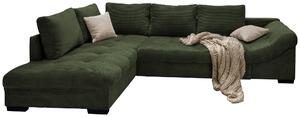ROHOVÁ SEDAČKA, textil, tmavě zelená MID.YOU - Sedací soupravy, Online Only