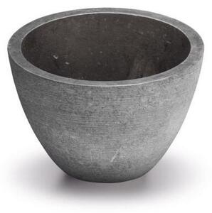 Bathco 00374 - Umyvadlo do desky vestavné MIRAGE pr. 40 cm kámen/šedá