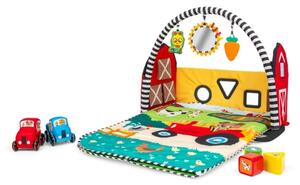 Baby Einstein - Dětská hrací deka BUSY BARNYARD 4xAA