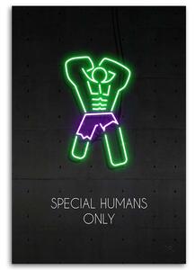 Obraz na plátně Neonový hulk - Rubiant Rozměry: 40 x 60 cm