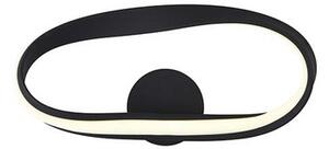 Redo Nástěnné/stropní LED svítidlo Nubo, š. 38 cm, 3000K Barva: Černá