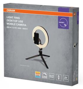 Osram - LED Stm stolní lampa se stojanem LED/5,5W/USB 3000-6500K černá
