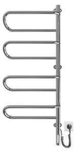 Elekt. otočný sušák na ručníky ELECTRA 120W/230V 102,5x44,5 cm nerez/chrom pravá