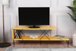 ASIR Televizní stolek STREET žlutý
