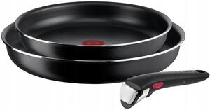 Pánev Tefal černá nepřilnavá 24/28 cm sada 3 ks
