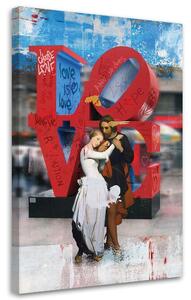 Obraz na plátně Nápis Love - Jose Luis Guerrero Rozměry: 40 x 60 cm