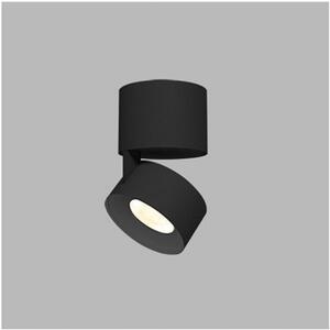 Led2 Stropní LED svítidlo KLIP ON, ø 77 mm, 3000K Barva stínidla: černá, Stmívání: On-Off, Barva podstavce: bílá
