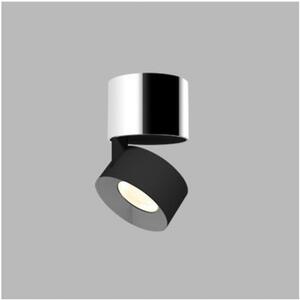 Led2 Stropní LED svítidlo KLIP ON, ø 77 mm, 2700K Barva stínidla: černá, Stmívání: On-Off, Barva podstavce: chrom